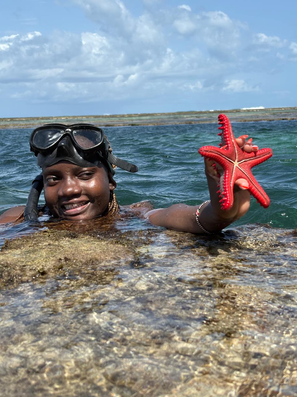 Glass bottom boat experience on clear coastal water